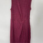 BP Nordstrom  Maroon Ribbed Bodycon Tank Midi Dress Photo 2
