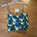 ZARA ‎ Linen Blend Crop Top and Shorts NWT Size S Photo 4