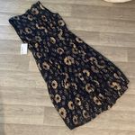 Enfocus Studio En focus studio NWT sz 8 shimmer eyelet Gold Floral Lace Dress Photo 3