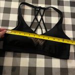 Under Armour Wonder Woman Black Gold Sports Bra Strappy Size Medium? Photo 7