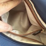 Calvin Klein Dressy Nylon Shopper Tote Shoulder – Navy/Brown – H4GAE2ZJ Photo 6