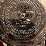 Women’s Swiss Legend South Beach Water Resistant Stainless Steel Blue Band Photo 4