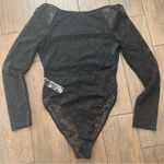 SheIn Sexy Black Lace Bodysuit size Medium New without Tags Photo 6