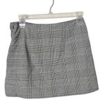 Forever 21 Forever 21 Plaid Faux Wrap Skort Ruffle Mini Skirt Shorts Size S Black White Photo 3