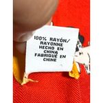 Ruby Rose Red Christmas Santa Pug Dog Button Down Blouse Shirt Top Women L Rayon Size L Photo 6