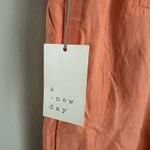 A New Day Women's High-Rise Ankle Taper Casual Pants Linen Blend Peach Color XL Photo 4