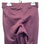 Nike  Pro Pants Womens Small Purple Eggplant Leggings Stirrups Yoga Athletic warm Photo 2