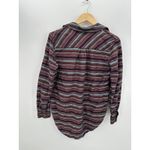 Ariat Womens Purple Striped Pullover Tunic Flannel Size M Relaxed Casual Western Photo 1