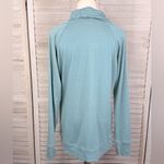Gaiam Funnel Neck Pullover Lightweight Sweatshirt Light Teal Green-Medium Photo 1