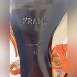Frame  New Women’s Le Braxton Strappy Sandal‎ In Orange Sandals Size 9 Photo 10