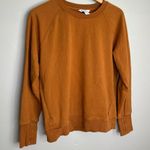 Athleta  long sleeve brown crewneck sweater size medium Photo 5