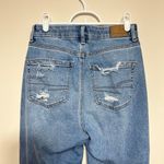 American Eagle  Blue Distressed Curvy Mom Jeans 2 Photo 3