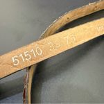 Vintage Brown Snakeskin Leather Gold Photo 13