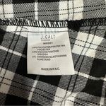 Brandy Melville John Galt Black White Plaid Button Down Cropped Top Photo 11