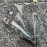 J. Jill Plus Size 18 Pants Cropped Ankle Blue Paisley Print Flat Front Straight Photo 4