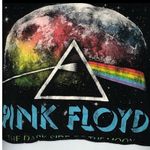 Pink Floyd Dark Side of the Moon Cropped Tee XL Official Band Shirt Black Photo 3