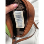 CHAPS Green and Brown Faux Leather Crossbody Bag Photo 3