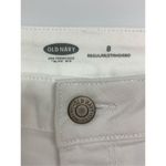 Old Navy  Women's Frayed 5 Pocket Denim Capri Wide Leg Crop Jeans White Size 8 Photo 4