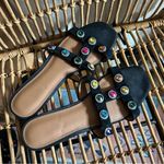 Kurt Geiger  London Octavia Sandal Slide Suede‎ Leather Bejeweled Size 41 (10) Photo 1