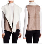 Susina Faux Suede Shearling Vest Insulated Fleece Size undefined Photo 1
