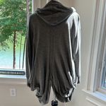 YA Los Angeles Wool Blend Open Hoody Cardigan, Grey, Size Large, EUC Photo 2