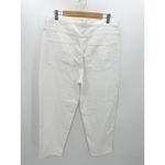 J.Crew Peggy High-Rise White Cotton Blend Denim Tapered Jeans Women's Size 32 Photo 1