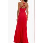 Speechless  Rhinestone Trim Cutout Mermaid Gown In Red. Size 7. NWOT Photo 1