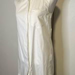 Anthropologie Maeve white button down sleeveless shirt dress size 00 NWT Photo 3