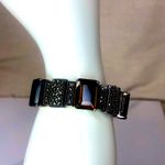 JUDITH JACK Sterling Silver Marcasite & Emerald Cut Smoky Topaz Bracelet Photo 3