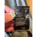 H&M HM Dress Women’s Size Small Sage Green Short V Neck Elastic Waist Silky Feel Photo 10