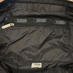 LeSportsac  Black Shiny Double Strap Overnight Bag Photo 4