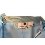 $1400 Marisa Baratelli 4 6 Thai Silk Dress Gown Maxi Skirt Set Sky Blue Formal Photo 7