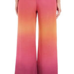 Amanda Uprichard NWT Ariya Wide Leg Sunset Ombre Trouser Pant ~ Size Medium 🧡🍄 Photo 0