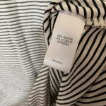 J.Jill Black and White Striped Wearever Collection Long Sleeve Tunic Top Size S Photo 3