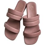 Dolce Vita Women's Low Heel Adore Rose Leather Flat Sandals Sz 7.5 NWOT Pink Photo 3