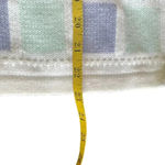 Christopher & Banks Short Sleeved Pastel Patchwork Sweater Medium Full Zip Beach Photo 9