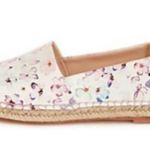Nanette Lepore NIB Lacie Espadrille Slip-On White Floral Size 10 Photo 1