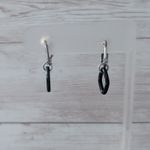 Vintage Clip On Earrings Diamond Shape Photo 2