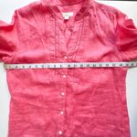Charter Club  Linen Luxury Pink Salmon Small Top Blouse Photo 7