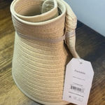 Time And Tru Tan Packable Sun Visor Hat Photo 0
