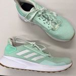 Adidas  Duramo Mint White Running Shoes Sneakers Womens 8 Classic Athletic Photo 0