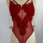 Charlotte Russe Red Lace Bodysuit Photo 0