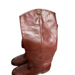 Frye  Melissa Button Brown Leather Equestrian Fall Riding Boots Women’s Size 9 Photo 6