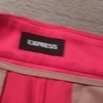 EXPRESS Pink Flamingo Pleated Dress Pants Size 4R Photo 5