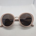 None Light Brown & Gold Sunglasses Photo 2