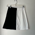 Princess Polly Cairo Black & White Colorbloock Terry Cloth Mini Skirt 4 Photo 6