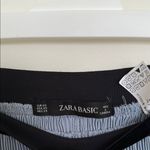ZARA  Blue Pleated Wide-Leg Culottes Photo 1