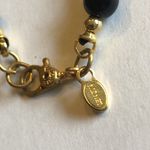 Monet  Vintage Black Beaded Boho Retro Necklace Photo 3