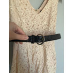 Rhapsody Light Pink Sleeveless Lace Overlay Mini Dress with Belt Photo 2