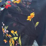 Old Navy  floral sheer dress black large Photo 2